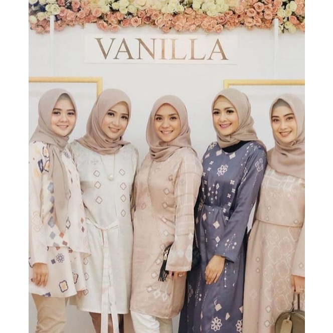 Vanilla hijab preloved • vanilla hijab terbaru • gamis lebaran