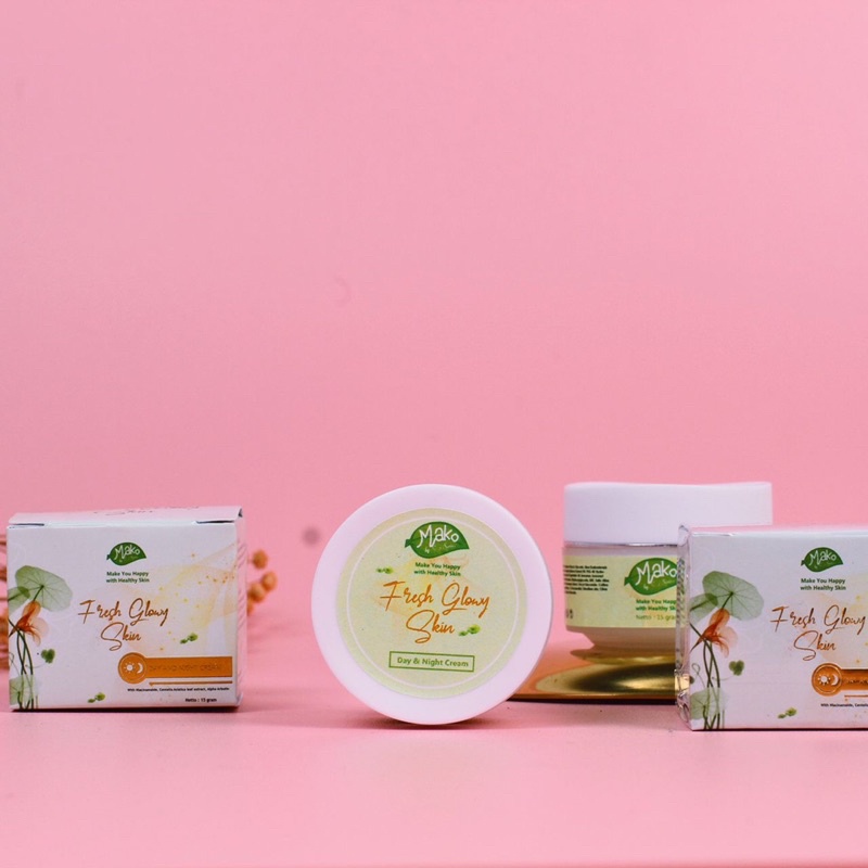 Mako By Series Fresh Glow Sleeping Mask Fresh Glowy Skin Day And Night Cream Shopee Indonesia