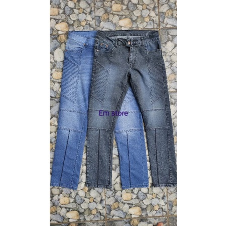 celana biker pria size  27-38