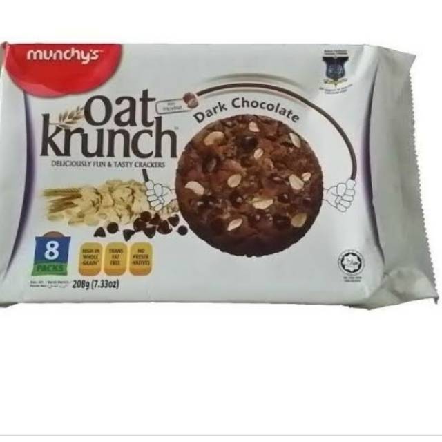 

MUNCHY'S OAT CRUNCH DARK CHOCOLATE 200 gr