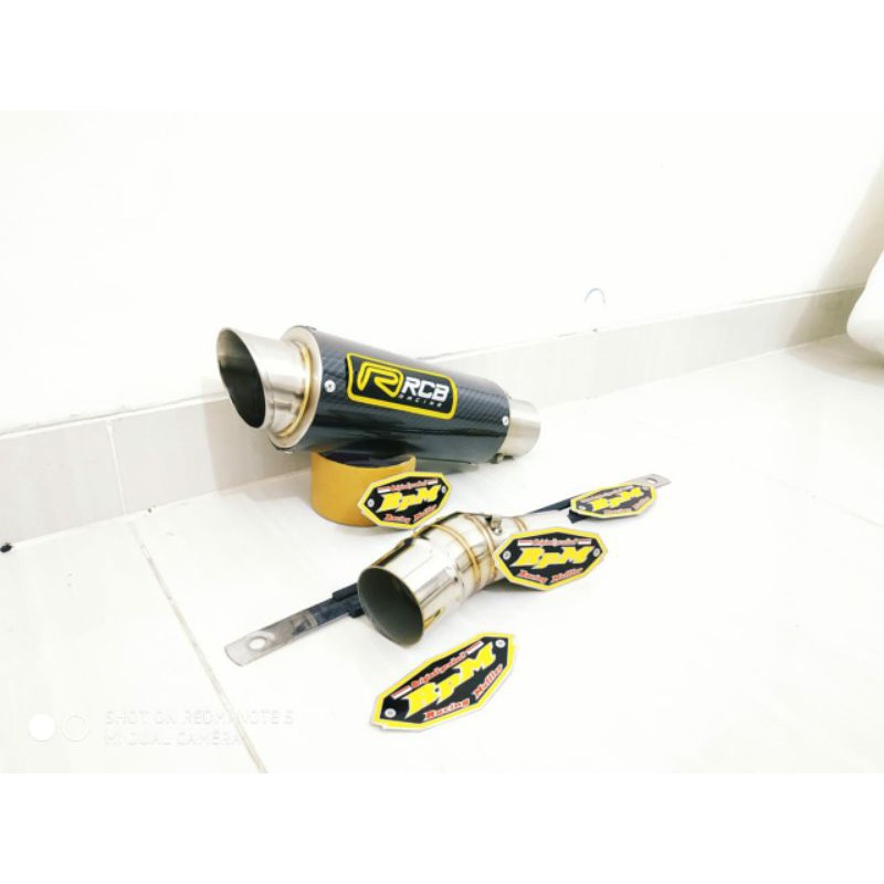 Knalpot RCB Slip on Ninja 250 fi - Ninja 250 karbu - Ninja 250 mono