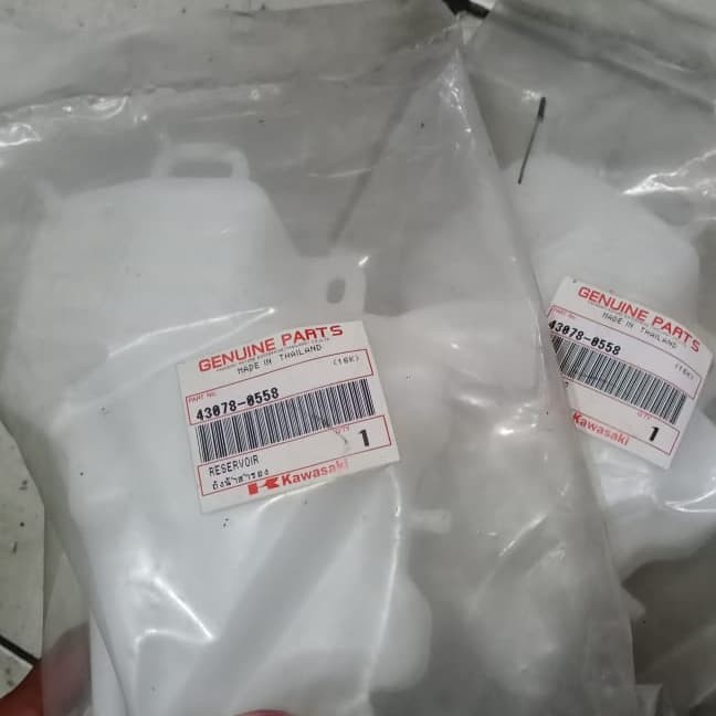 Tabung Radiator Reservoir Ninja250R Fi Injection 43078-0558 Ori KGP