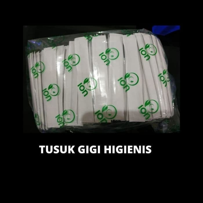 Tusuk gigi bungkus kertas/ steril hygienis @500batang