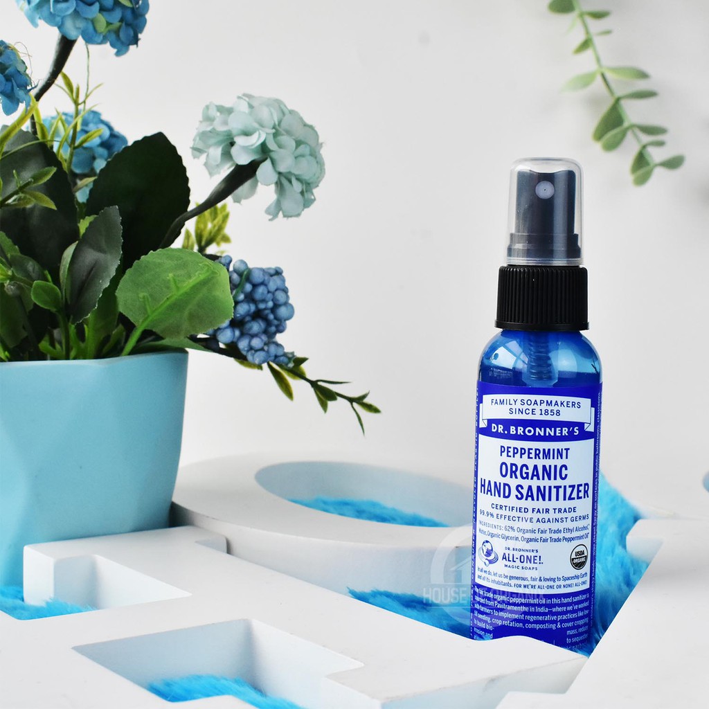 Dr Bronners Organic Hand Sanitizer 59ml