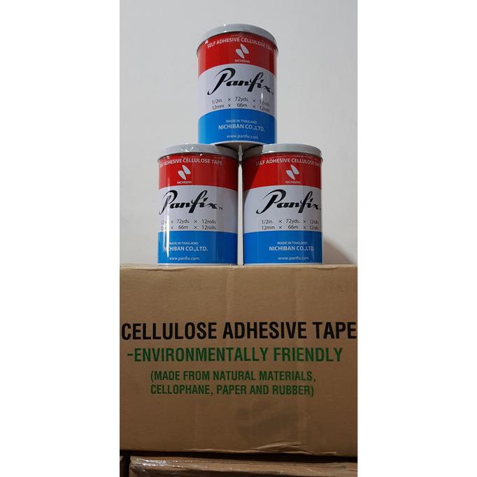 

ISOLASI PANFIX 1/2 X 72 SELF ADHESIVE CELLULOSE TAPE