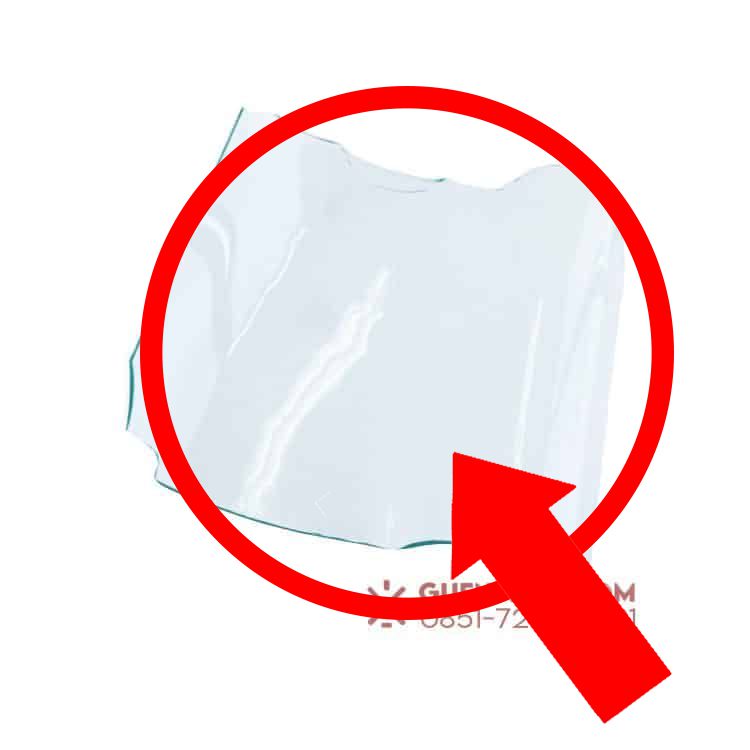 Genteng Keramik Kanmuri Utama Badan Tipe Espanica Warna Kaca Transparan