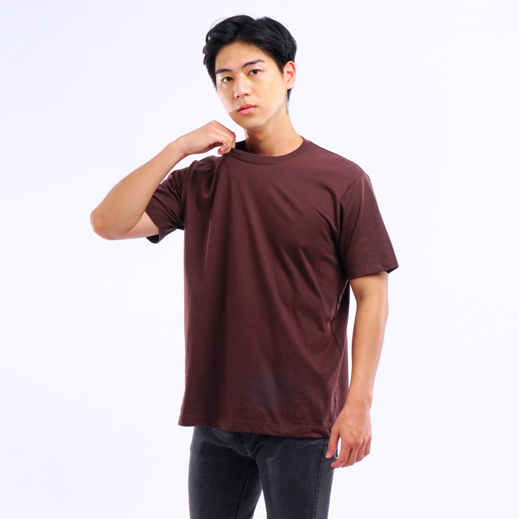 SANVANINA Kaos Polos Pendek Choco | Basic T-Shirt Choco T-01F