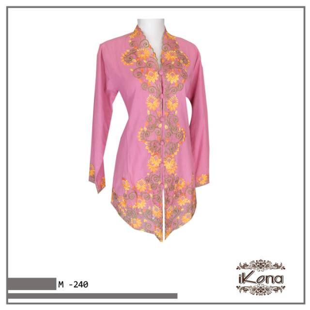 Kebaya pink bordir