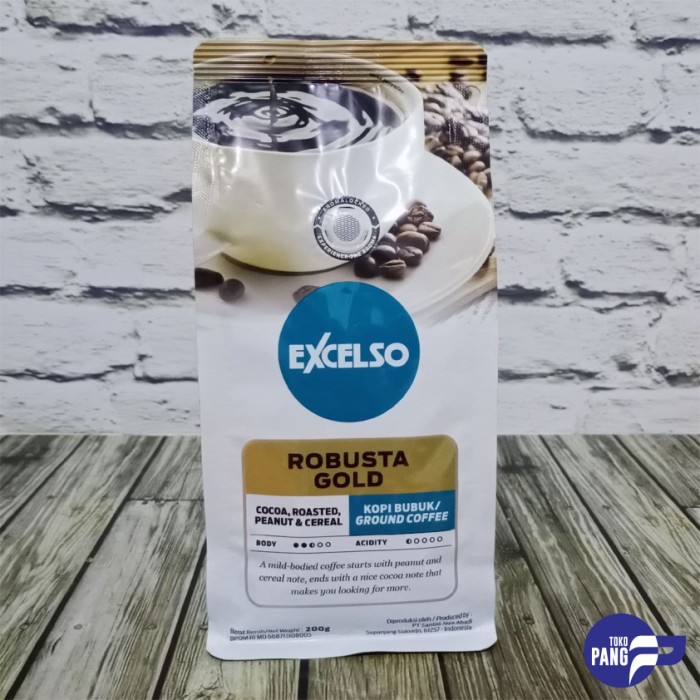 

Excelso Robusta Gold Kopi Bubuk 200 Gram