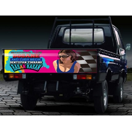 STIKER DECAL BELAKANG L300