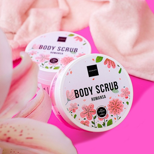 SCARLETT WHITENING BODY SCRUB ORIGINAL - LULUR PEMUTIH KULIT PERAWATAN KECANTIKAN ASLI BPOM