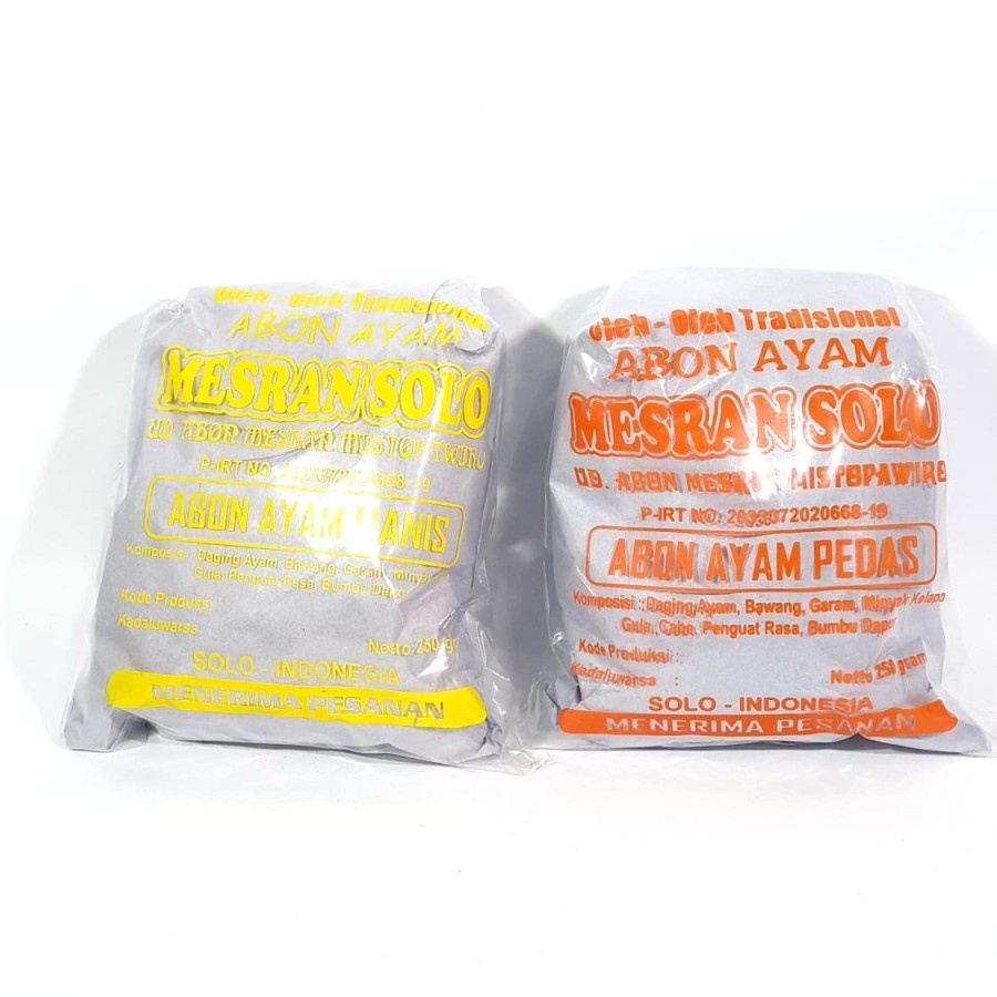 

Abon Ayam Mesran Solo 250 g