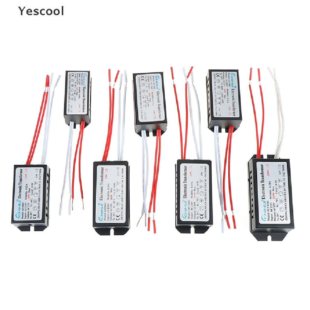 Yescool transformer Elektronik AC 12V 20W / 40W / 60W / 80W / 105W / 120W / 50W