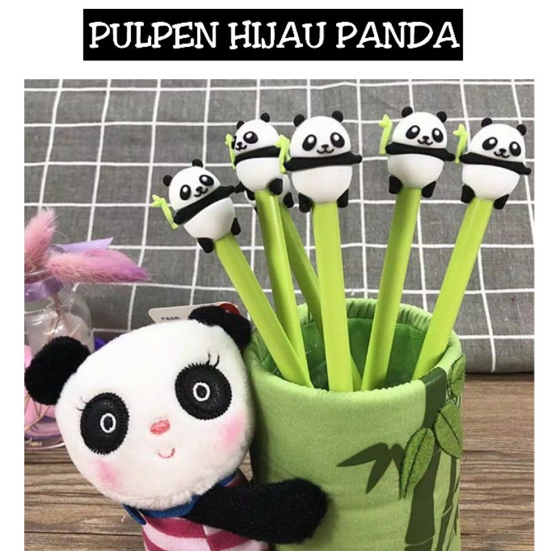 

PULPEN HIJAU PANDA BAMBU LUCU - @Chinpanda.shop