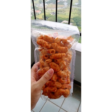 

makroni pedas manis#makroni kekinian/cemilan murah/cemilan enak 100 gram