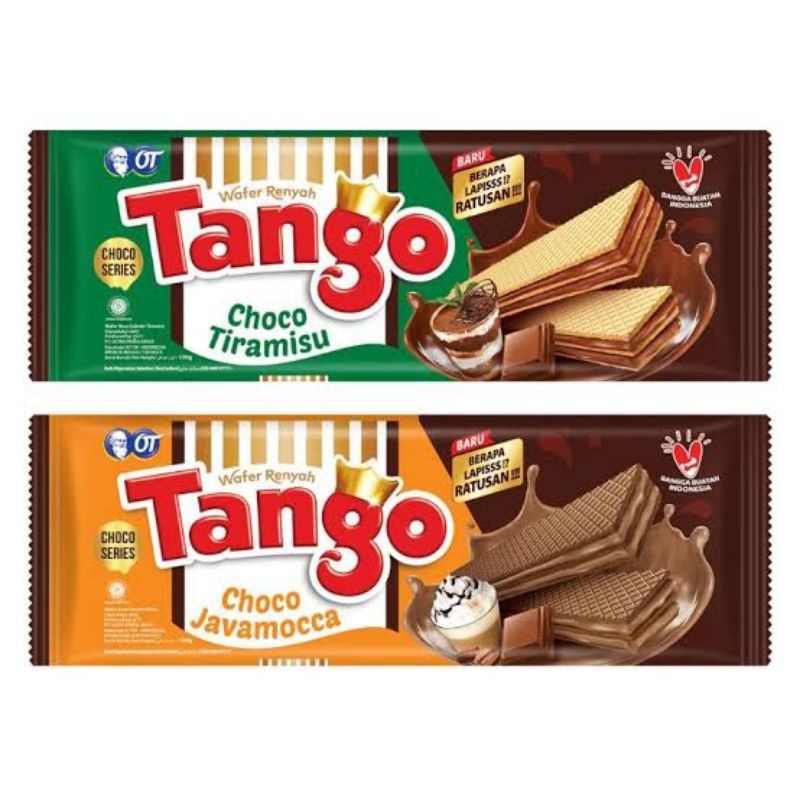 

Tango Wafer 130gr Choco Tiramisu & Choco Java Mocca