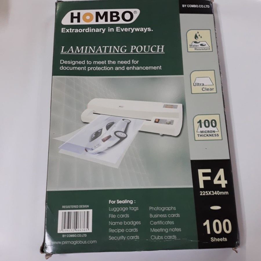 

Baru Plastik Laminating Ukuran Folio 100 Micron