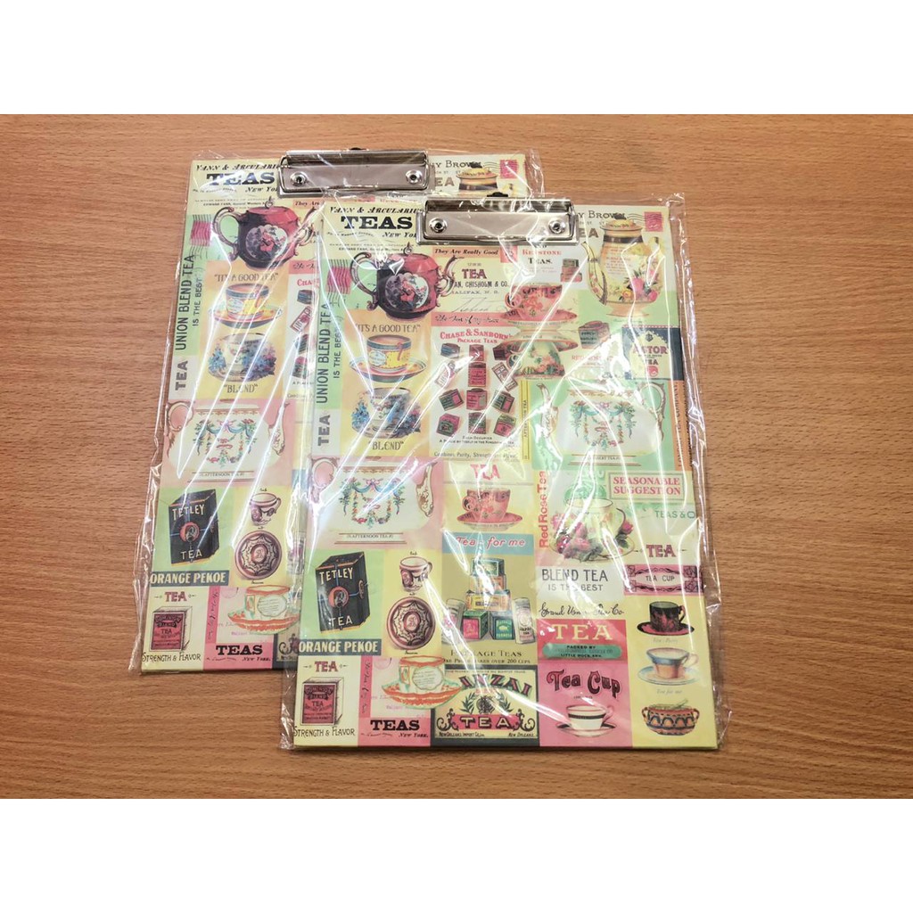 

CLIPBOARD FANCY A4 TEA