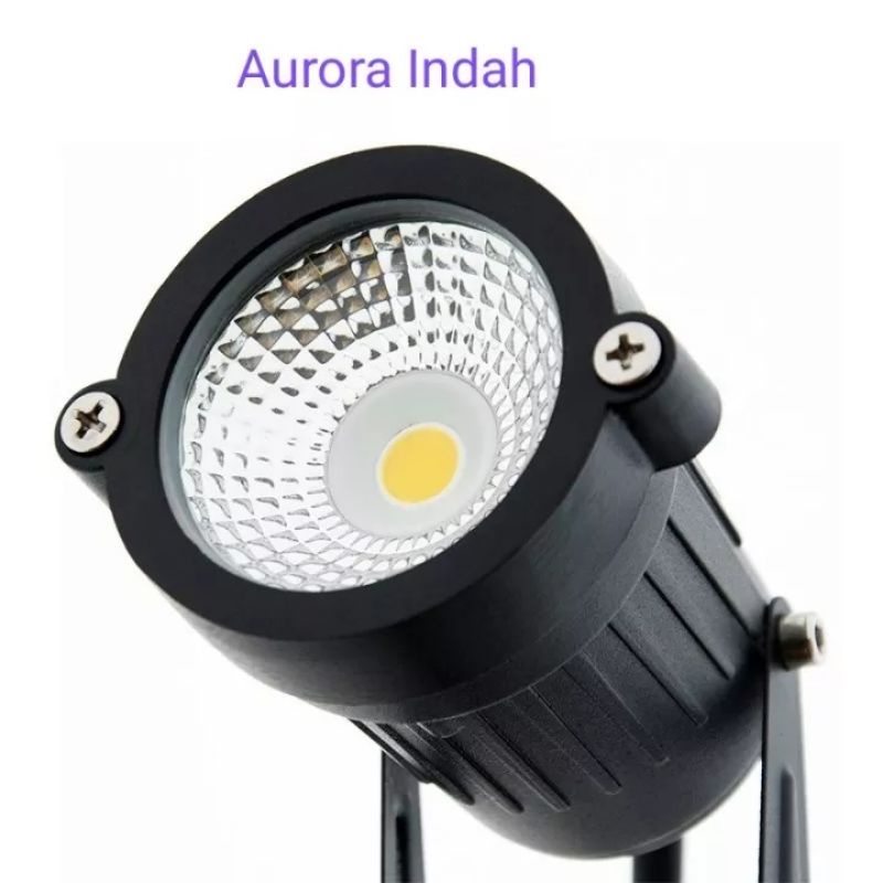 Lampu Taman LED 5Watt 5 W COB SOROT Tancap Piringan Lampu Dekorasi Taman 5W Lampu Taman Murah Terang