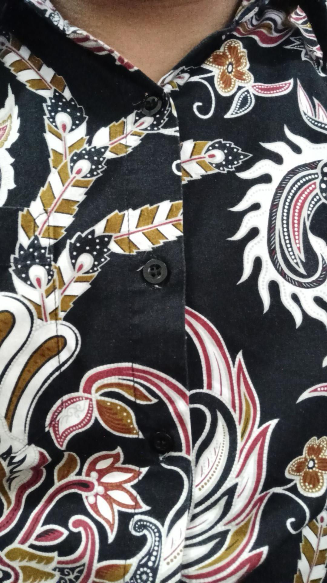 Kemeja Batik Ulu Kamulyan Navy Full Furing Katun Halus Sragenan Size M-xxl Asli Solo