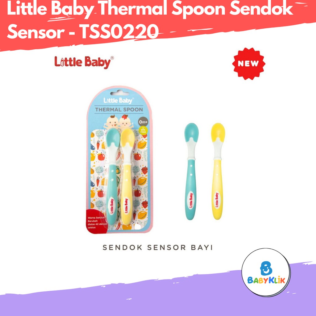 Little Baby Thermal Spoon Sendok Sensor isi 2 TSS0220