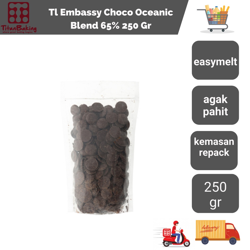 

Tulip Embassy Choco late Oceanic Blend 65% 250 gram