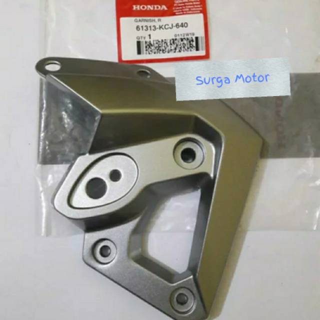 Garnish Kupingan Visor Dudukan Lampu Sein Riting Tiger Revo Revolution Kanan Original Honda AHM 6131