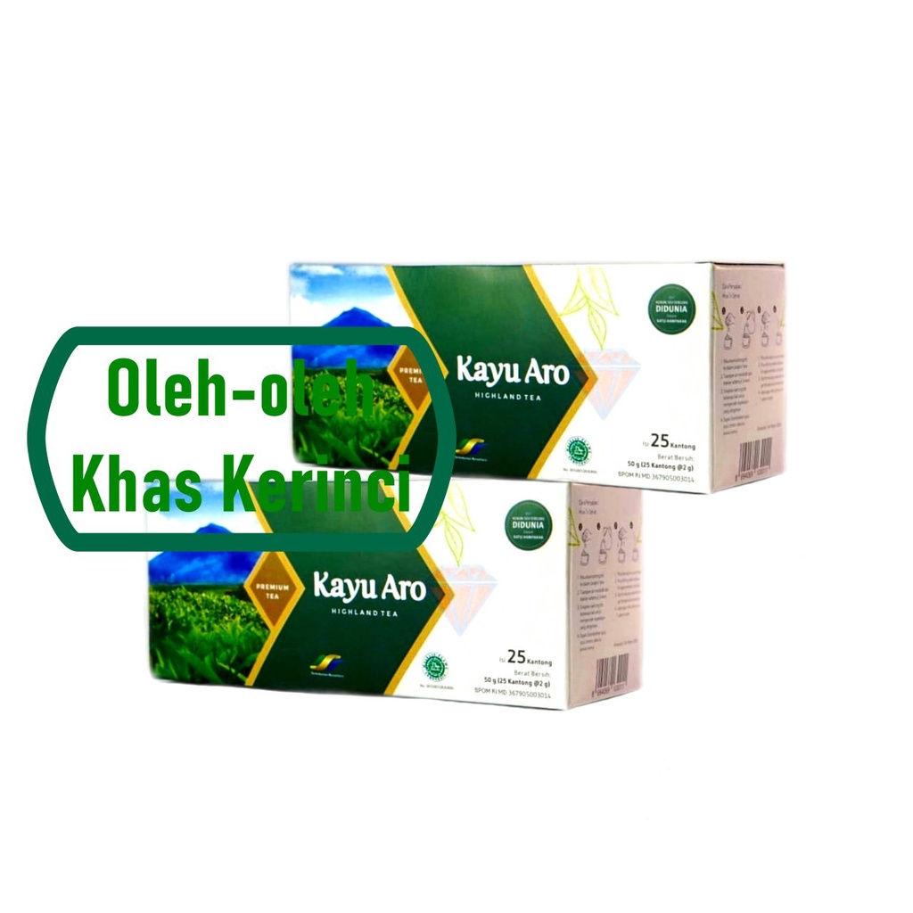 

Teh Celup Kayu Aro 50 Gram Kerinci Jambi Highland Tea Black - Sumatera