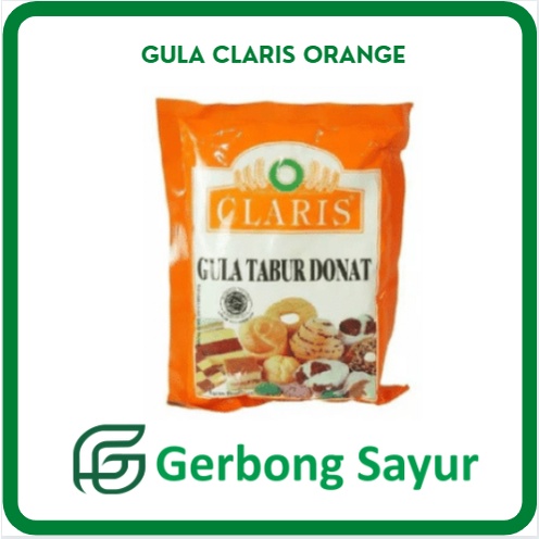 

Gula Claris Gula Halus & Gula Tabur Donat Kue Kemasan Orange - 250gr