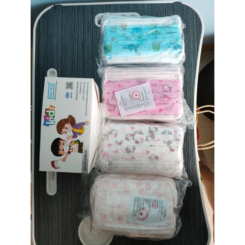 Masker Anak 3Ply Duckbill Karakter