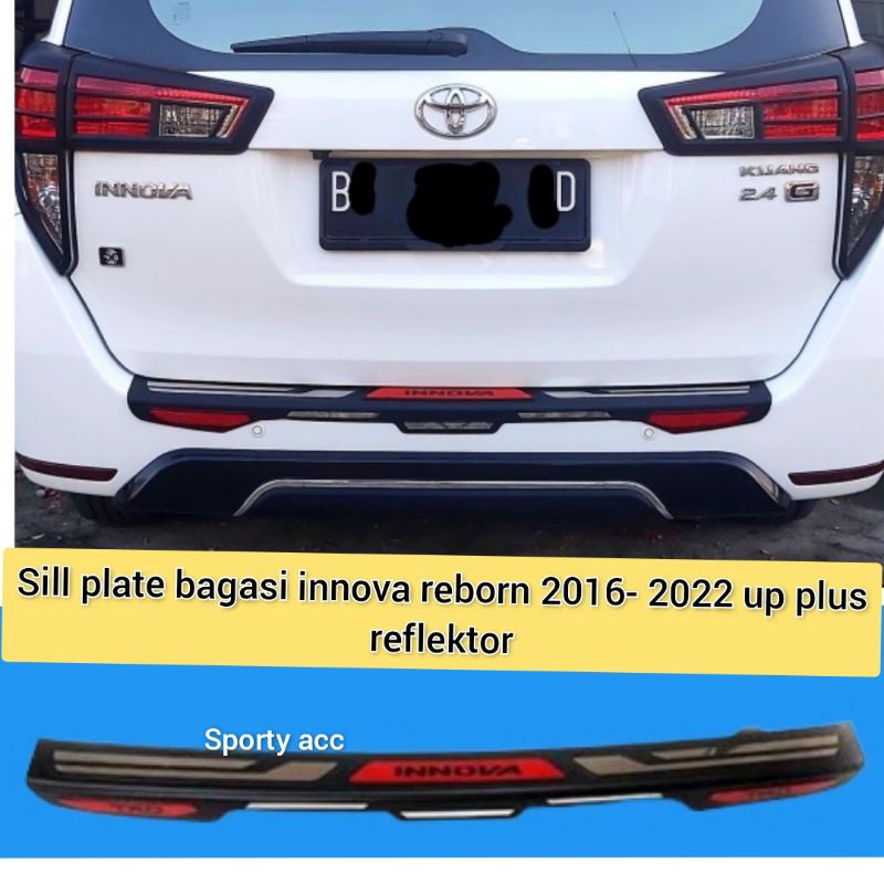 sill plate pintu bagasi innova reborn 2016-2022 up new model