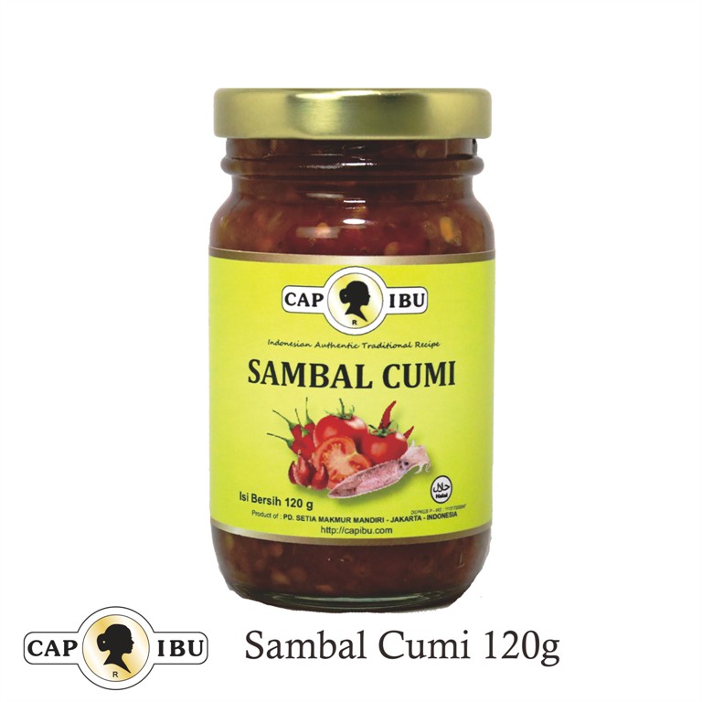 

Sambal Cumi Cap Ibu 120G (Botol Mini)