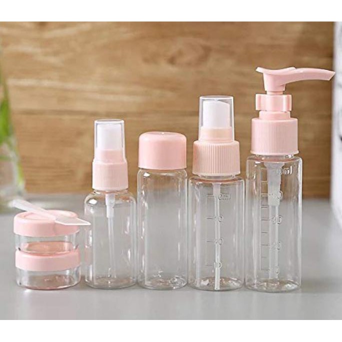 Travel Pack Set Botol Mini Kosmetik Lengkap Bottle Travel Kit