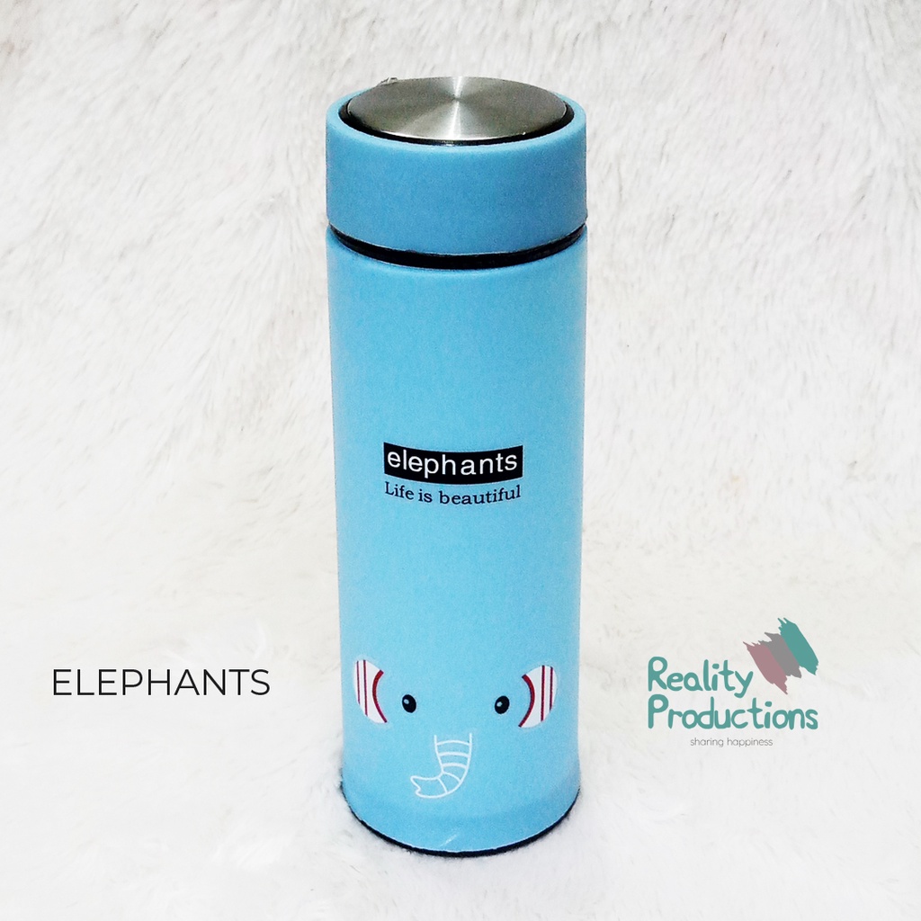 Botol Minum Kaca ALZ Animal 450 ml