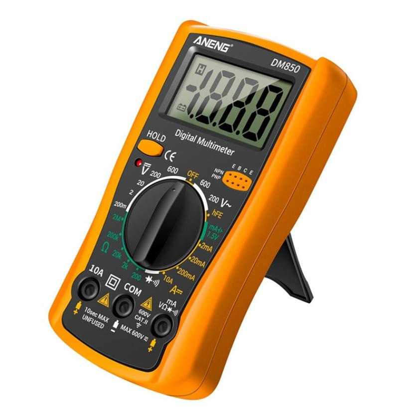 Digital Multimeter ANENG DM850 AC/DC Voltage Tester Arus Mini Portable