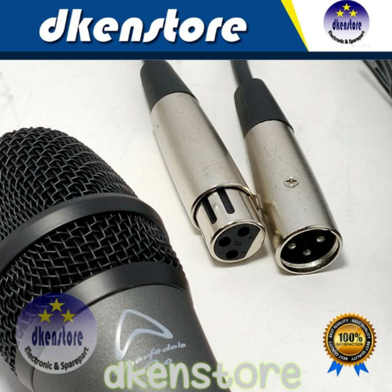 Mic Vocal Wharfedale DM5.0 pro microphone mik dynamic supercardioid