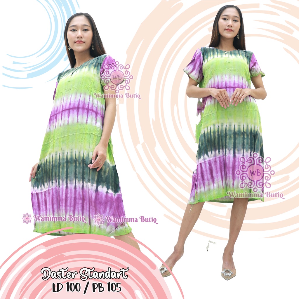 Daster Batik Murah Baju Tidur Batik Murah Adem Nyaman Daster Batik Pekalongan Daster Yukensi-Pelangi3-HHU