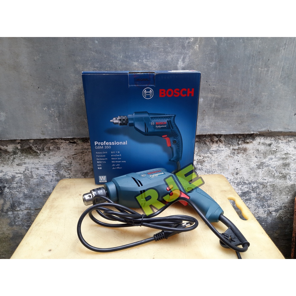 Bor tangan bosch GBM350 - bor tangan 10mm