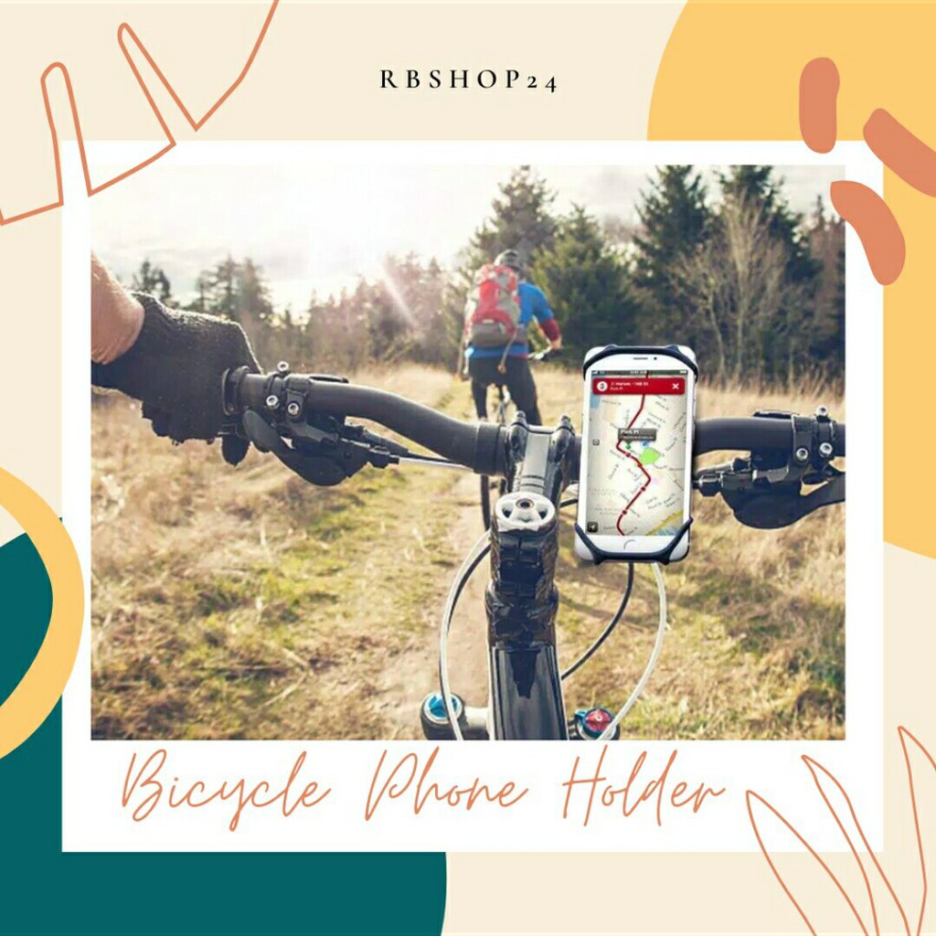 HOLDER HP SEPEDA HOLDER TEMPAT STAND HP BUAT SEPEDA GUNUNG TEMPAT TARUH HANDPHONE HP DI MOTOR