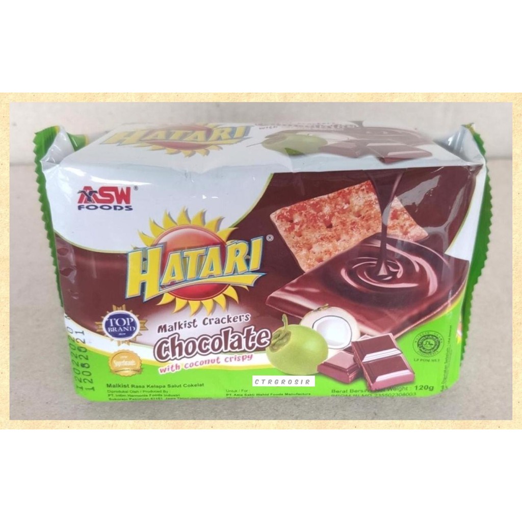 

ASW HATARI MALKIST CRACKERS COKLAT WITH COCONUT CRISPY