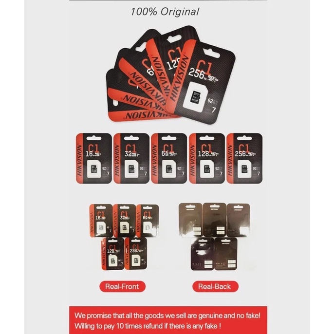 Memory Micro SD Hikvision Class 10 Micro 32GB 64GB 128GB 256GB 16GB ORIGINAL 16 32 64 128 256 GB