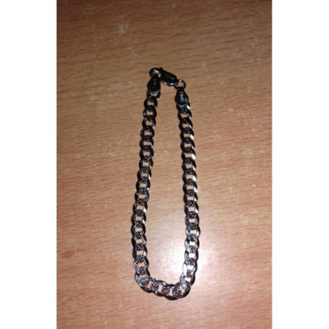 Gelang tangan sisik naga - Perhiasan Perak Asli 925 lapis mas