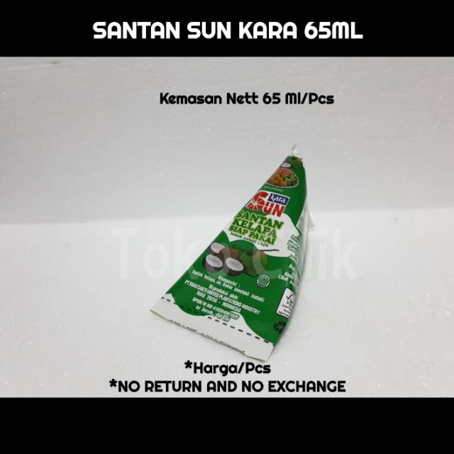 

Santan sun kara 65 ml instant coconut bahan makanan minuman kue sayur