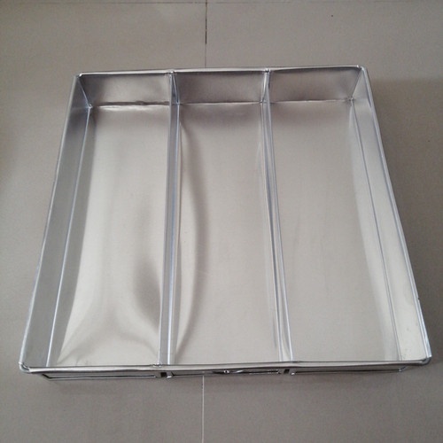 Loyang Kue Lapis Brownies Surabaya Sekat Kotak 3 | Bahan Aluminium - Variasi 22/24/26/30cm