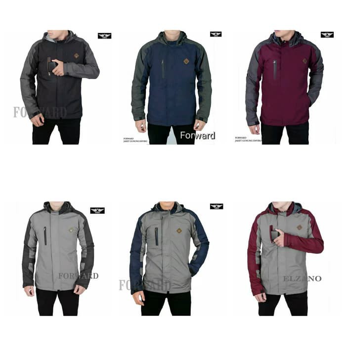 Jaket Pria Outdoor Gunung Parasut Windbreaker Waterproof
