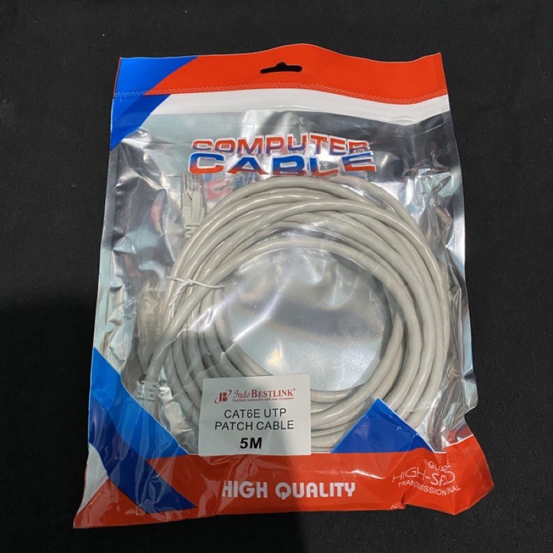 KABEL LAN 5 METER CAT 6 / UTP 5 M / LAN 5M - Bestlink