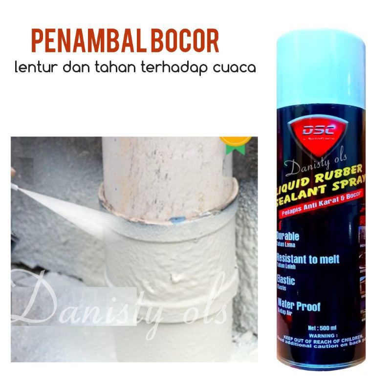 DSC Rubber sealant /Cat kolam ikan penambal kolam ikan lapisan kolan