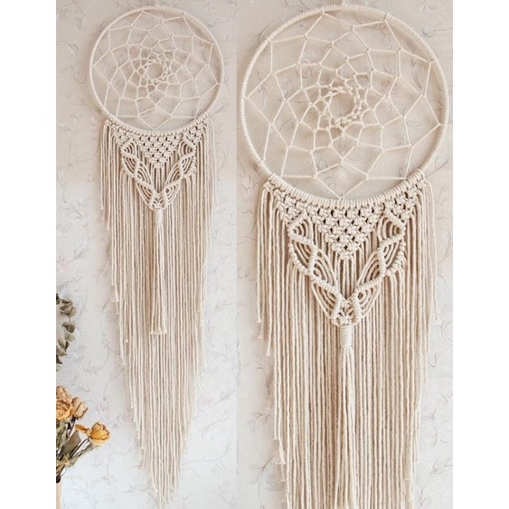 [READYSTOCK] macrame wall hanging/ macrame dreamcather/makrame hiasan dinding DRC09