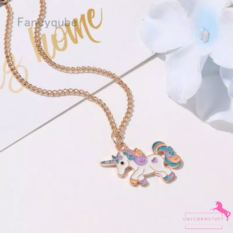 Kalung Unicorn Kalung dengan Motif Unicorn