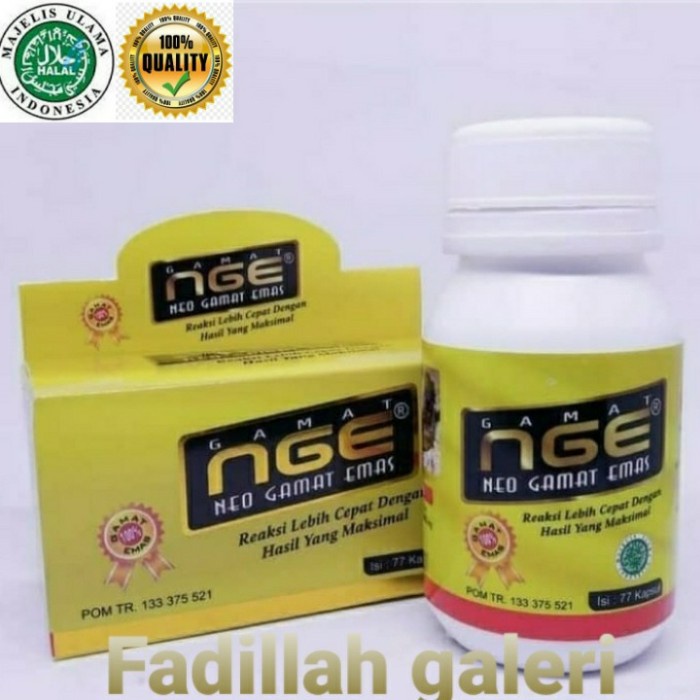 Kapsul NGE Neo Gamat Emas  Ekstrak tripang mas 77 Kapsul